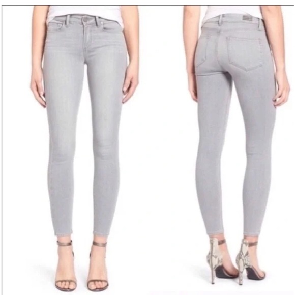 PAIGE Verdugo Crop Mid Riss Ultra Skinny NWT - Picture 1 of 11